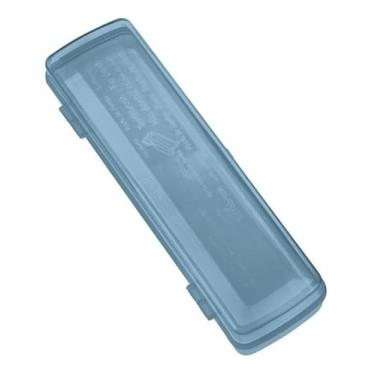 Imagem de Genérico Estojo Porta Escova Dentes Plástico, Azul, BPA Free, Para Armazenamento Higiênico de Escova e Pasta Dental