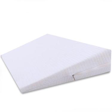 Imagem de Travesseiros Almofada Bebê AntiRefluxo Rampa para Carrinho + Capa Anti