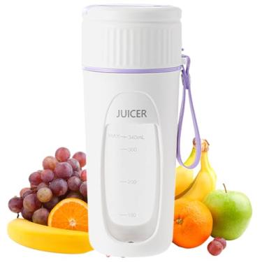 Imagem de Liquidificador Portátil | Sem Fio Portátil Poderoso | Copo para Sucos de Frutas Pequeno | para Leite Café Casa Cozinha Acampamento Piquenique Viagem Esportes Caminhada