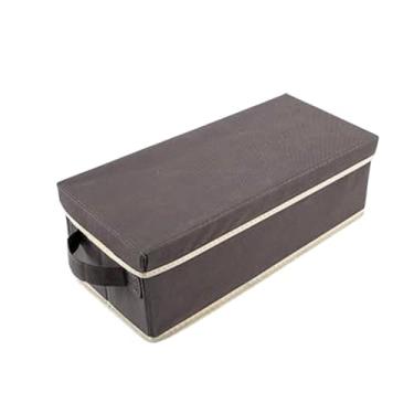 Imagem de WeiLaiKeQi Estojo para DVD, caixa organizadora de CDs, versátil, fácil de usar, organizador de mídia para coleção de música e áudio, Marrom Claro