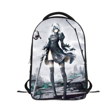 Imagem de Mochila Niers Automatas YorHas 2 Types B Anime School - Yiweisai