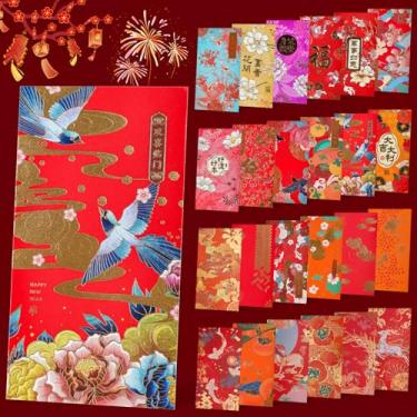 Imagem de Kalolary 48 envelopes vermelhos chineses
