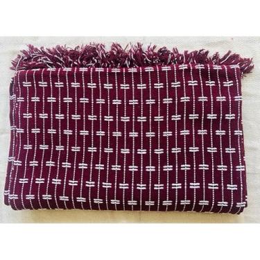 Imagem de Manta Para Sofá Gigante Luxo King 3.0x1.8M Grande 2,40X1,80m Pop 2.10x1.4M Premium De Algodão Capa Decorativa Protetora(tijol.VINHO COM BRANCO)