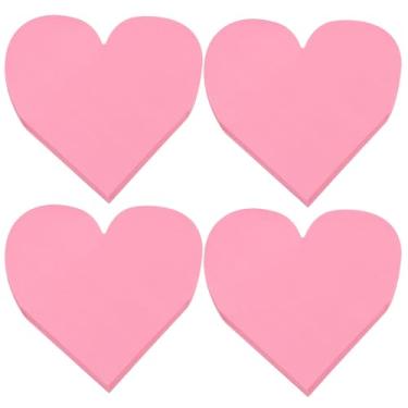 Imagem de FOIMAS Guardanapo de papel com coração de dia dos namorados, guardanapos descartáveis de coquetel de coração rosa para aniversário, dia dos namorados, casamento, aniversário, decoração de mesa