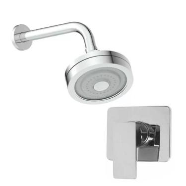 Imagem de Chuveiro Autolimpante + Acab Monocomando Base Docol Cromado - Concept 