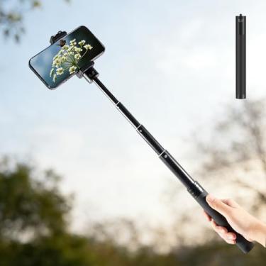 Imagem de Bastão de selfie de 73,7 cm compatível com estabilizador gimbal DJI OM 5/4 Osmo Mobile 3 2 e todos os Gimbles com câmera de ação Go Pro com haste portátil de 1/10.2 cm