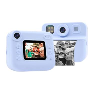 Imagem de Snsowed Câmera de Impressão Instantânea Infantil Câmera de Vídeo Digital 1080P para Crianças de 3 Anos ou Mais Com Tela de 2,0 Polegadas para Viagens Infantis para Meninos e Meninas Com (Azul)