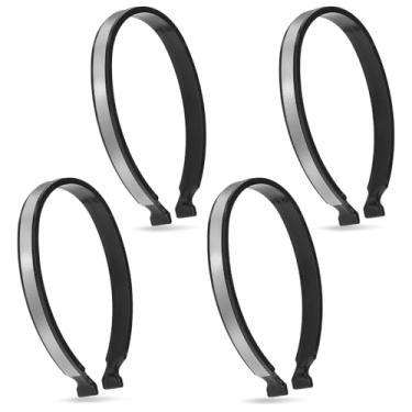 Imagem de Yuanan Clipes de calças de ciclismo altamente reflexivos, punhos elásticos de segurança no tornozelo, clipe de perna de calça para atividades ao ar livre, equipamento refletivo para andar de pesca