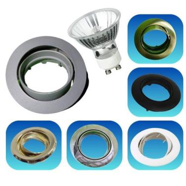 Imagem de Spot Embutir Movel Redondo Mr16 - Com Lampada 50W - Decorshop, Prata, 