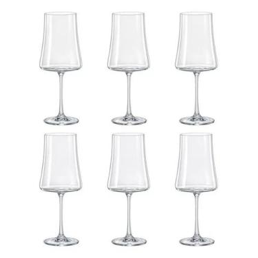 Imagem de Conjunto 6 Taças Para Vinho Tinto em Cristal Xtra 460ml Bohemia Crysta