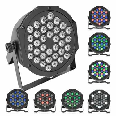 Imagem de Canhão festa Refletor 36 Leds Refletor Rgb Bivolt D mx Digital Slim