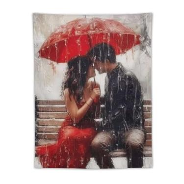 Imagem de Tapeçaria de arco rosa terraço costeiro flores vibrantes flores à beira-mar iate porto cênica vista mediterrânea decoração de parede arte para sala de estar quarto casa espaço 76 x 101 tapeçaria