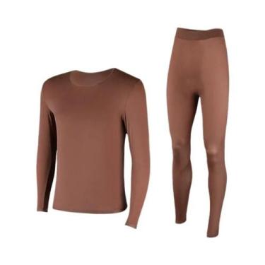 Imagem de Roupa Térmica Ultra-Fina Para Homens, Calças Longas Heattech Com Tempe