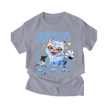 Imagem de Camiseta Feminina De Verão Kpop Demon Hunter Com Estampa De Tigre, Gol