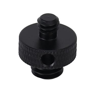 Imagem de Acouto 1/4 Polegada A/8 Polegada Macho Rosqueado tripé Parafuso Adaptador Câmera, Montagem da Câmera Parafuso Adaptador tripé Suporte de Luz monopé (Preto (A54-1))