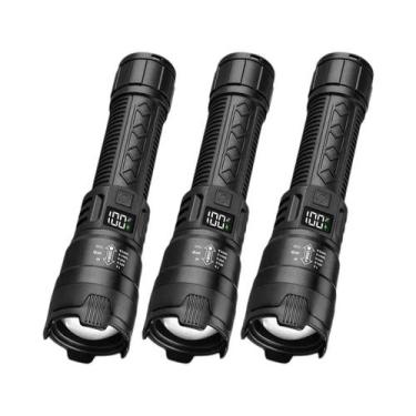 Imagem de Lanterna LED Ultra Brilhante 2000LM Recarregável Por USB, Lanterna Tát