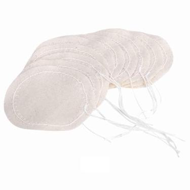 Imagem de Ainoli 10 unidades/conjunto rede de filtro segura de algodão substituível e indispensável para pote de sifão