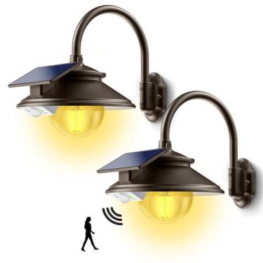 Imagem de Luz Solar para Granero SIEDiNLAR Paquete de 2, Impermeable con Control