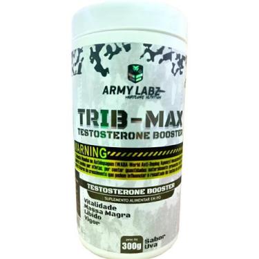 Imagem de Trib-Max Testo Booster 300g - Army Labz - Vigor - 60 doses, Uva