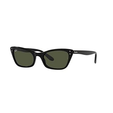 Imagem de Óculos de Sol Ray-Ban Lady Burbank 0RB2299 901/31 Tam 52 / Preto - Lentes Verde