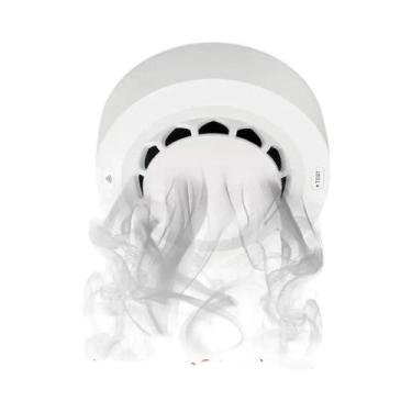 Imagem de Detector De Fumaça Inteligente Tuya ZigBee Para Proteção Contra Incênd