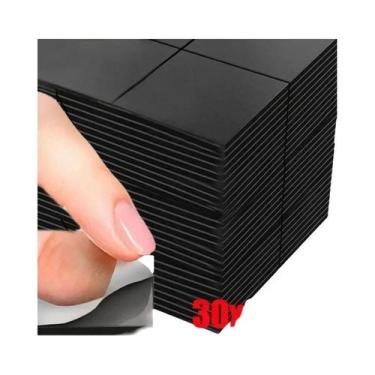 Imagem de Fita Magnética Autoadesiva Mini Em Formato Quadrado E Redondo Para DIY