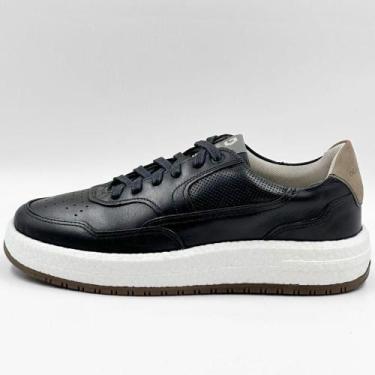 Imagem de Sapatênis Democrata Casual Drake Pulse Masculino, 40, Preto