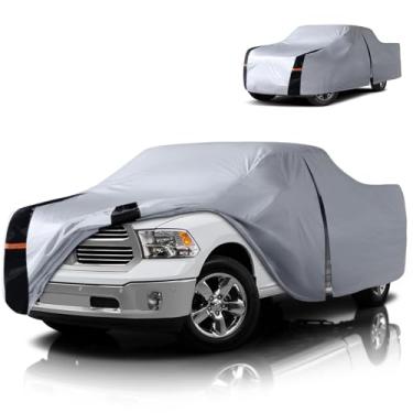 Imagem de Capa de caminhão de várias camadas Dodge Ram 2500, ajuste personalizado Ram 2500 2002-2026 tripulação/cabine quádrupla (21 cm) capa de carro impermeável para todos os climas, cobertura externa