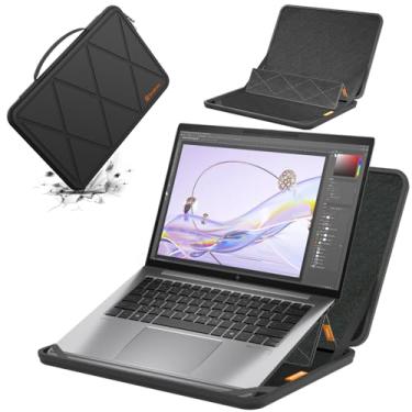 Imagem de Smatree MS91 Capa protetora rígida de EVA com suporte compatível com HP ZBook Firefly/Power G11/G11A de 16 polegadas, EliteBook 865/860 G10/G9, para 16 polegadas ZBook Firefly G10/G9