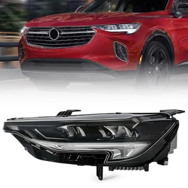 Imagem de FIONE Conjunto de farol de LED compatível com Buick Envision 2021 2022 2023 farol dianteiro esquerdo lado do motorista LH 85568147