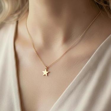 Imagem de Colar da amizade, pingente de boa sorte, corrente com cartão de mensagem, cartão de presente para mulheres, F, Liga de aço, Sem Pedra Preciosa