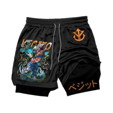 Imagem de Bermudas Masculinas De Verão Respiráveis E Soltas Com Estampa De Drago