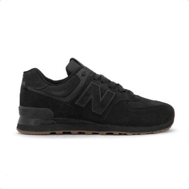 Imagem de Tênis Casual Unissex New Balance Preto, Preto, Natural, 39