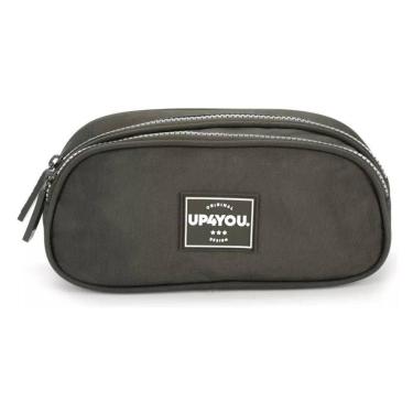 Imagem de ESTOJO DUPLO ESCOLAR INFANTIL LUXCEL UP4YOU - COR CINZA-Feminino
