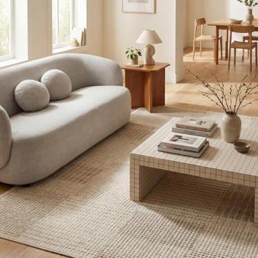 Imagem de Rugs USA Tapete de lã Frenshe Interiors by Ashley Tisdale X Montceito, 3x5, marfim