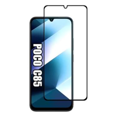 Imagem de [GL CASES] Película Para Poco C85 Vidro Temperado Anti Impacto Risco 3D 9H Pelicula Xiaomi Poco C85 Protetor De Tela Com Cobertura Total + Kit De Limpeza