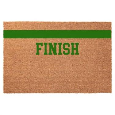 Imagem de FUXKZJ Tapete de porta de boas-vindas engraçado - linha de acabamento natural coco coco resistente capacho frontal bonito antiderrapante tapete de boas-vindas para entrada externa ou entrada de