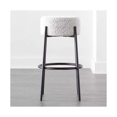 Imagem de KHUTRW3D Banqueta de cozinha, banquinho de bar com pés altos, banquinho de bar doméstico arte de ferro moderna e simples, cadeira de mesa de ilha banqueta alta cadeiras de bar