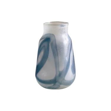 Imagem de x3anggyt5 Vaso de flor, vaso de vidro, hidroponia zen de alta qualidade, arranjo de flores secas, sala de estar, sala de jantar, decoração de casa (pequeno)