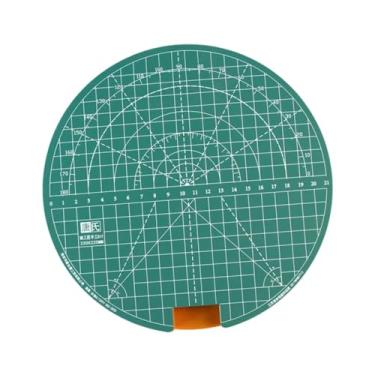 Imagem de Colaxi Acessórios DIY para colagem de raquetes de pingue-pongue, base de corte para costura, base de corte giratória redonda para tecido de patchwork