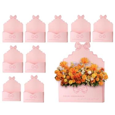 Imagem de Envelopes-Caixa para o dos Namorados - 10 Unidades de de Embrulho com Padrão de Corações | Caixas Envelope para Festas,para Presentes de dos Namorados e Ocasiones Especiais