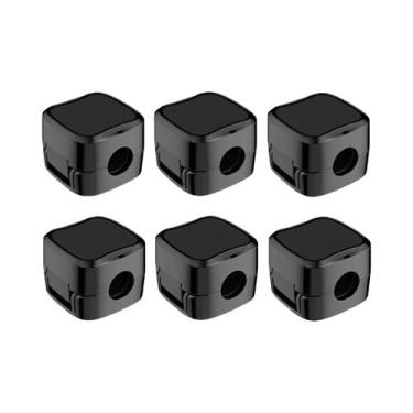 Imagem de Clipes Magnéticos Pretos E Brancos Para Cabos, Organizador De Fios Aut