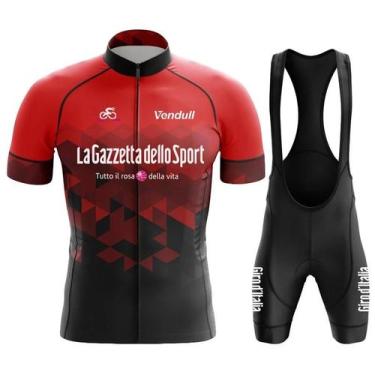 Imagem de Conjunto De Camiseta De Ciclismo Masculina Tour De Giro D'ITALIA, Unif