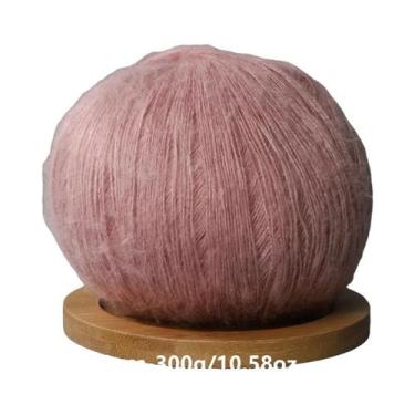 Imagem de Fio De Mohair Macio 6 Peças 50g Cada, Fio De Lã Para Crochê E Tricô Ma