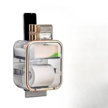 Imagem de Caixa para Banheiro armazenamento papel higiênico e organizador