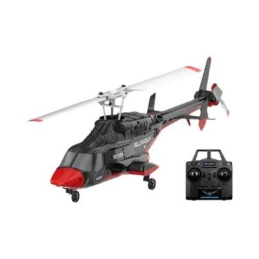 Imagem de Helicóptero RC A61 2.4G Com Giroscópio De 6 Eixos, 4 Canais, Motor Bru