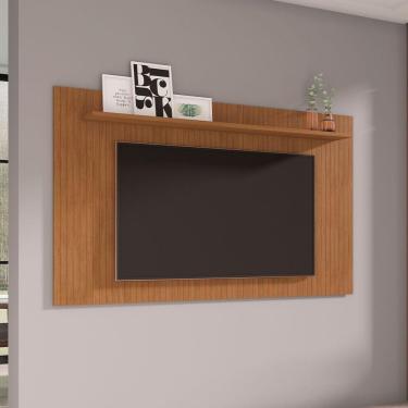 Imagem de Painel Para Tv 65 Polegadas Siena Frisado 1,80 Baixo Cedro