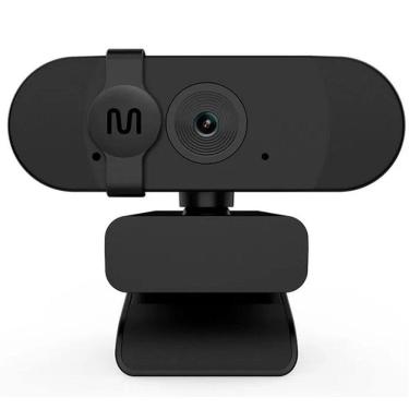 Imagem de Webcam 720P 30FPS com Microfone Integrado Preto Multilaser WC056