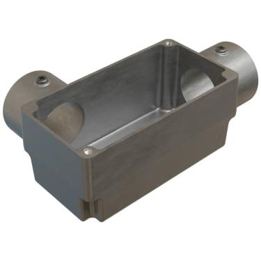 Imagem de Caixa de Derivação Fixa Conduletzel Sem Pintura Tipo Ll de 1 Sem Tampa E012050046 Wetzel Caixa D