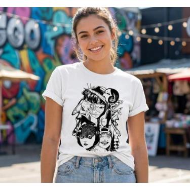 Imagem de Camiseta Anime Tomie - Junji Ito - Branca - Premium - Shimai, 04, Bran